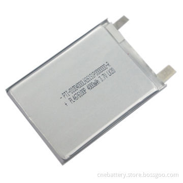3.7V 4,000mAh Li-polymer Battery with Lightweight, High Capacity for MP4 Player, Tablet, Power banks